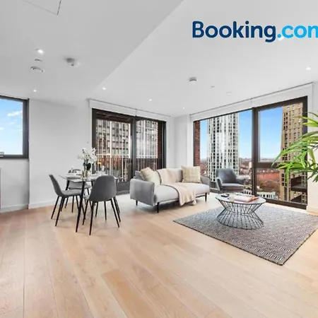 Central London New 2 Bedroom Flat Riverview Balcony